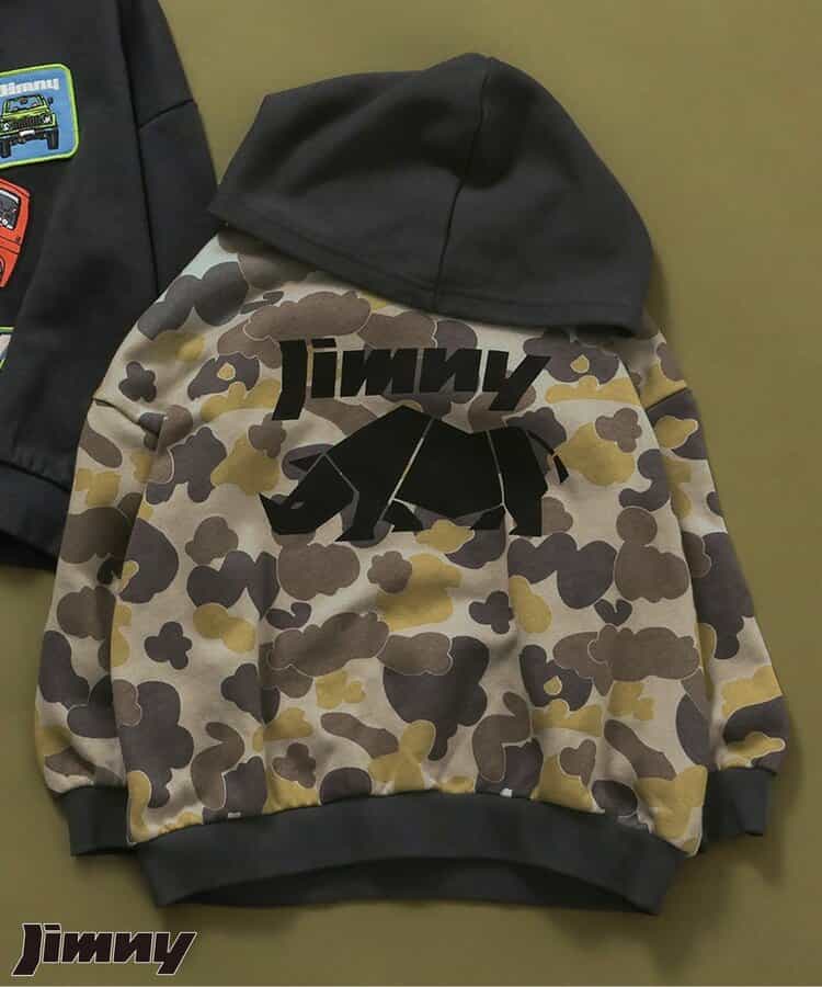 ☆タイムセール☆【リンク】Jimnyコラボ ワッペンパーカー(キッズ