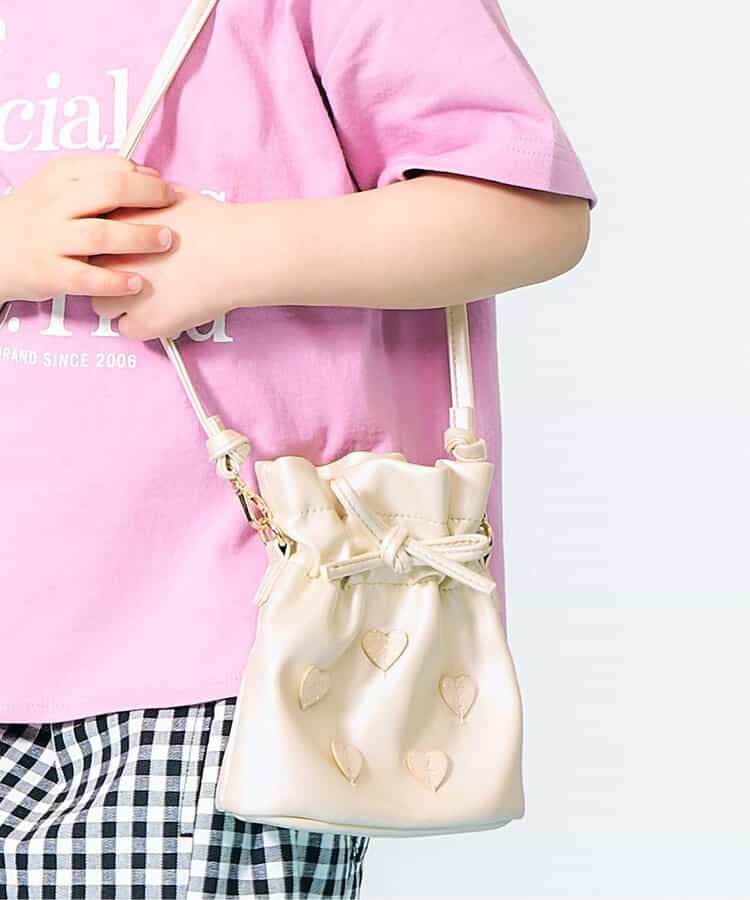 ☆SALE☆ハートモチーフ巾着ポシェット（V266015）|apres les cours