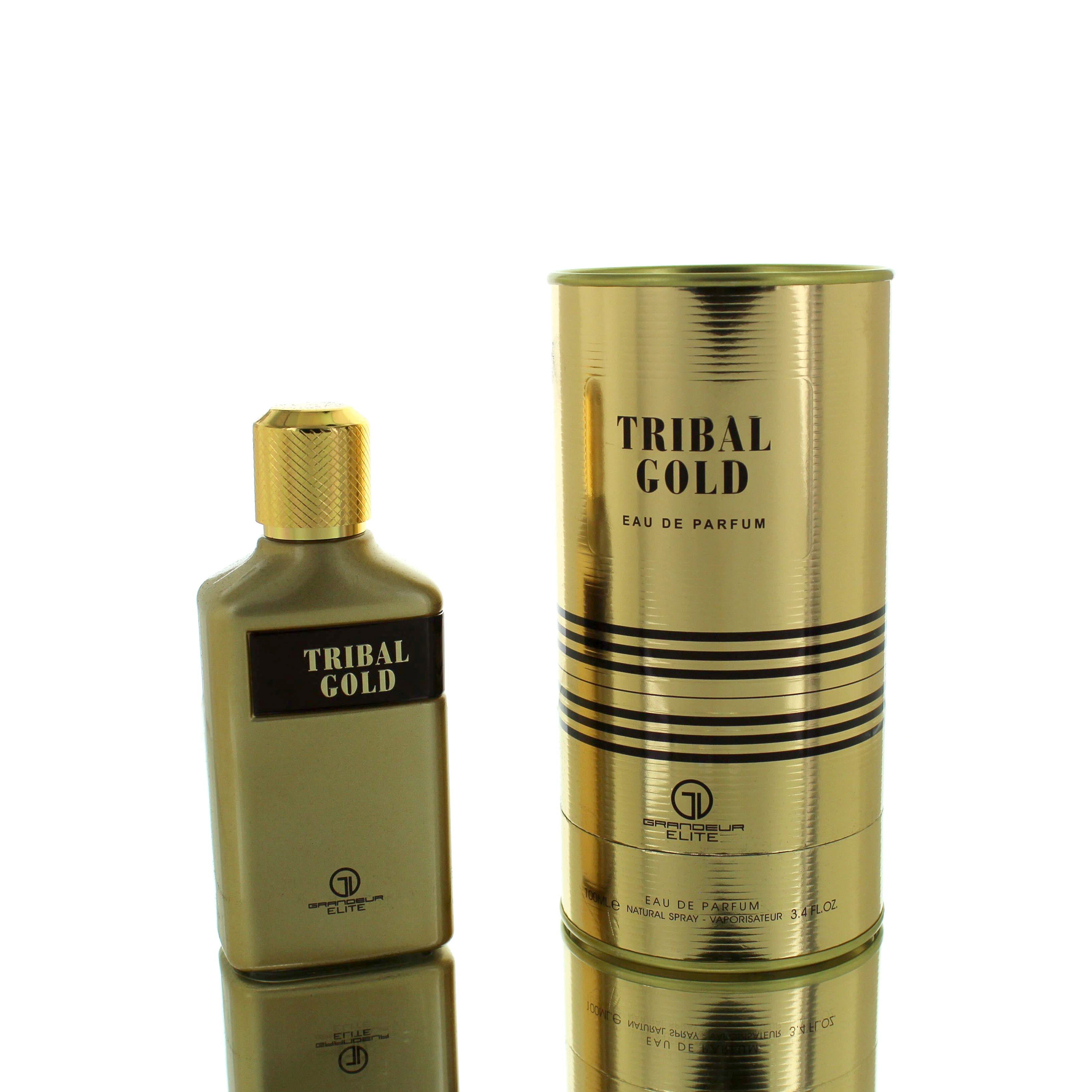 Grandeur Tribal Gold Men's Perfume - Rich Amber Woody Fragrance