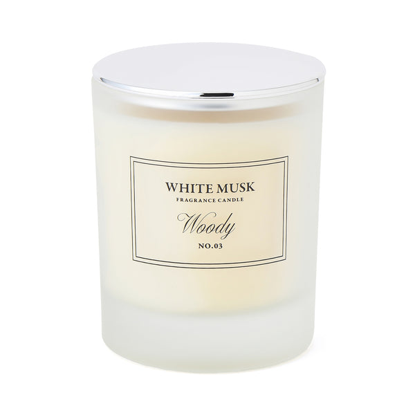 クラシックフラワー ホワイトムスク ウッディ キャンドル | Francfranc