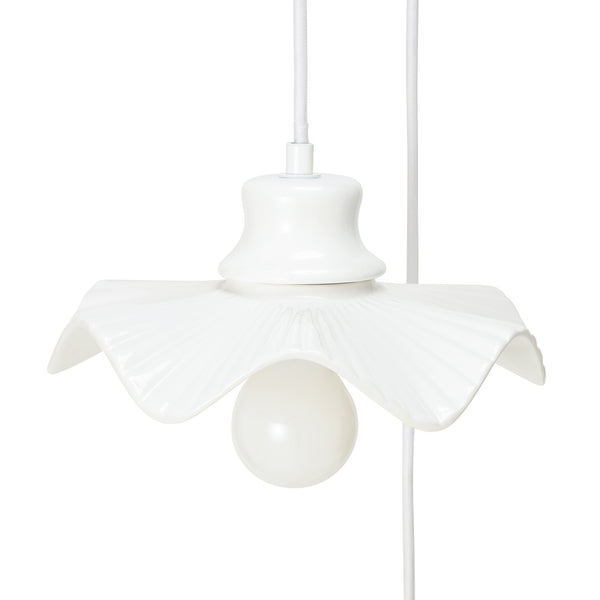 ペタルプリーツ ペンダントランプ 3灯 ホワイト | Francfranc（フラン