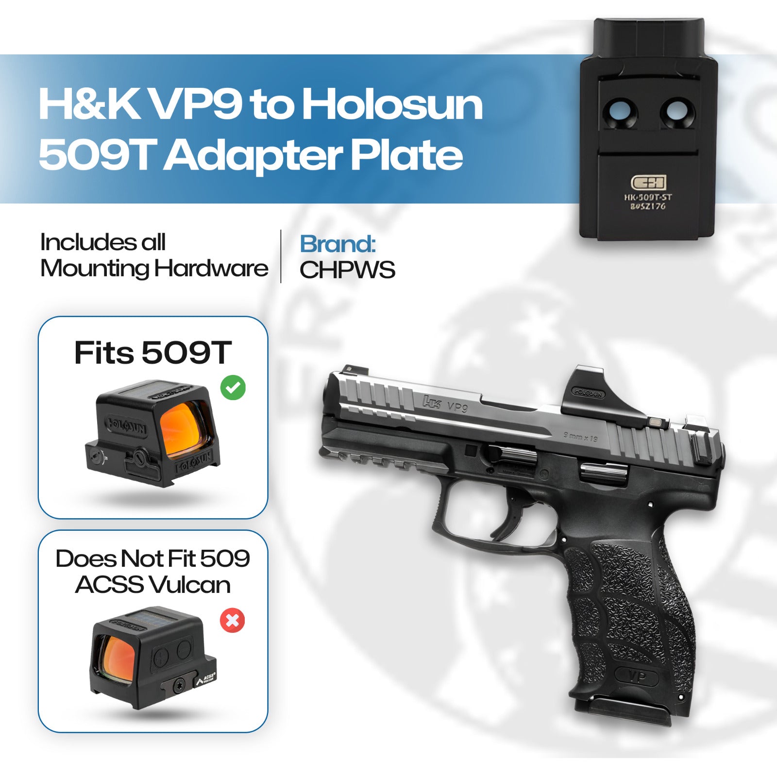 CHPWS HK VP9 OR ADAPTER HOLOSON 509T - HK-509T-ST – Freedom Gorilla