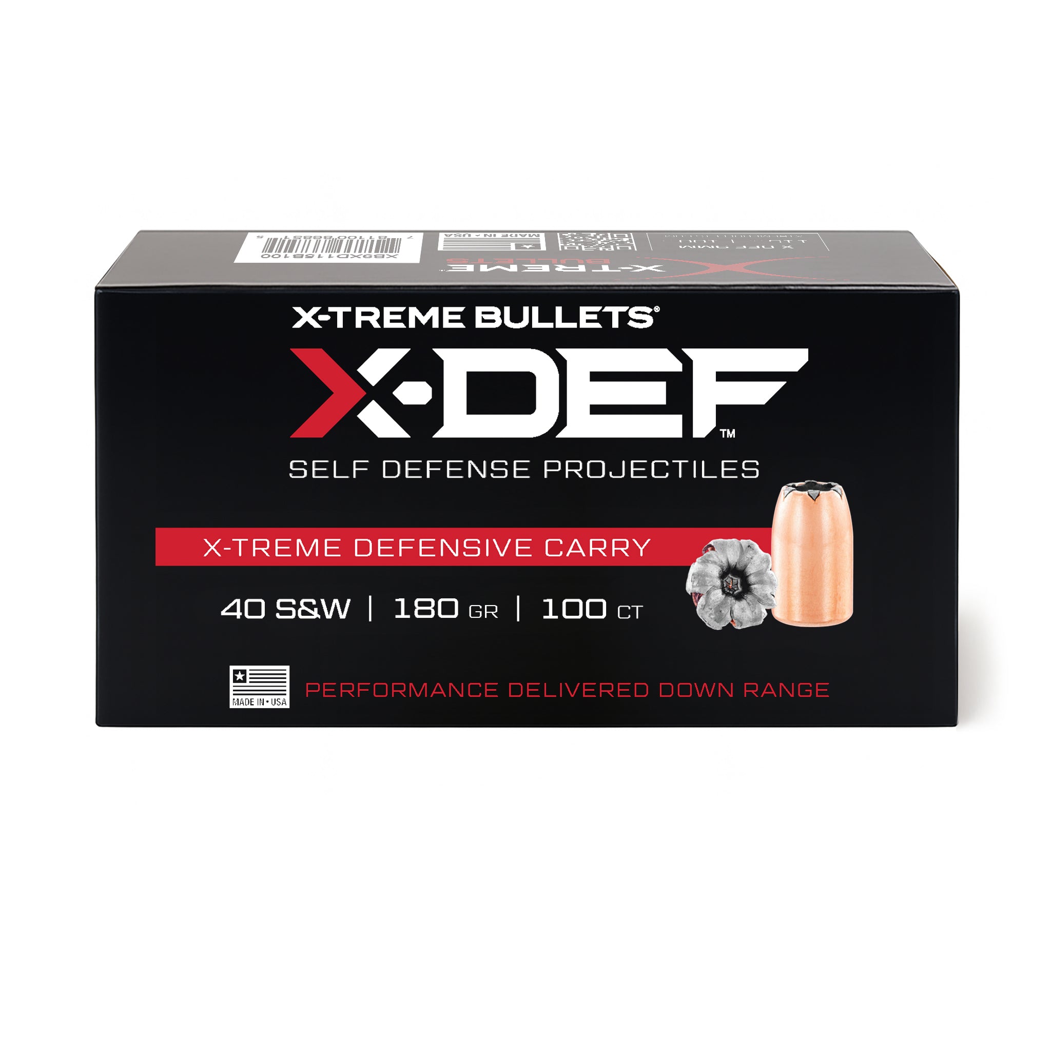X-Treme 40mm (.400) 180 Gr HP X-DEF Defense Bullet (not ammo