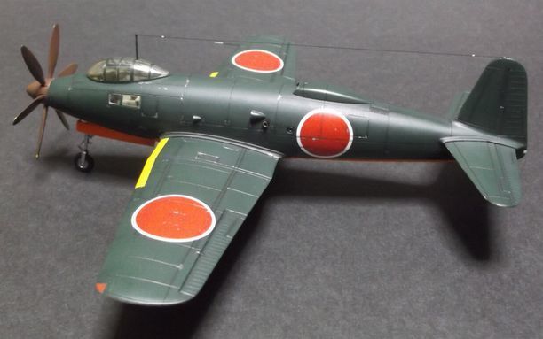 1/72試製景雲の製作(その4)完成!: ふりぃだむふぁいた
