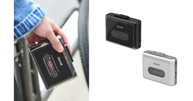 ワイヤレスヘッドホンでも聴ける、マクセルブランドのポータブル