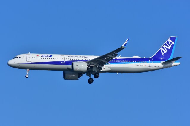 ANA A321neo JA146A うらやま ANA A321neo JA146A うらやま ANA
