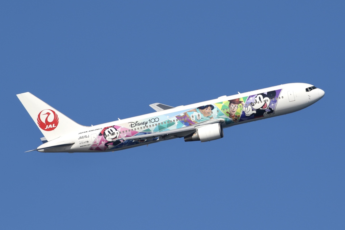 JALBoeing767 DisneyonTour 1/200ディズニー特別塗装 JALBoeing767