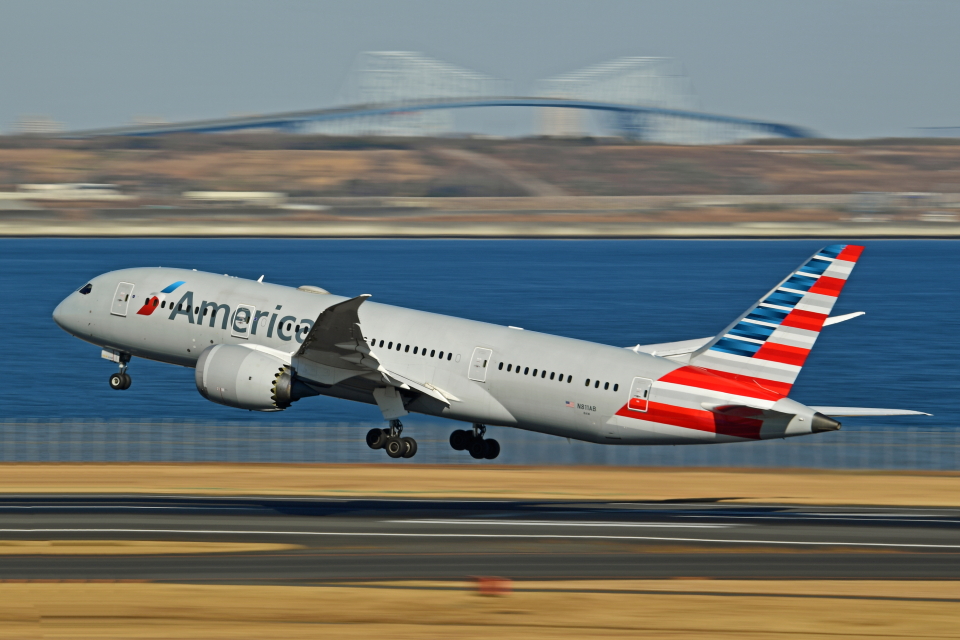 アメリカン航空 Boeing 787-8 Dreamliner N811AB 羽田空港 航空フォト