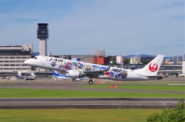 JAL×ユニバーサル・スタジオ・ジャパン ジェット」特別塗装機