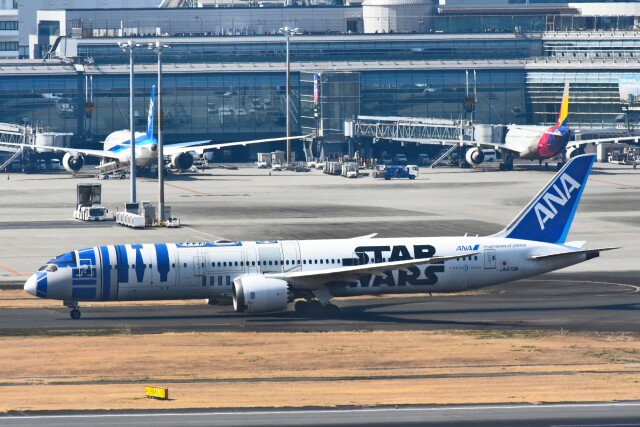 R2-D2 ANA JET」特別塗装機 全日空 (787-9 | JA873A) ガイド| FlyTeam