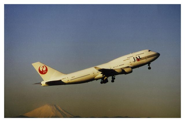 JAL B747-446 (鶴丸バージョン) by 8096さん | 航空フォトアルバム