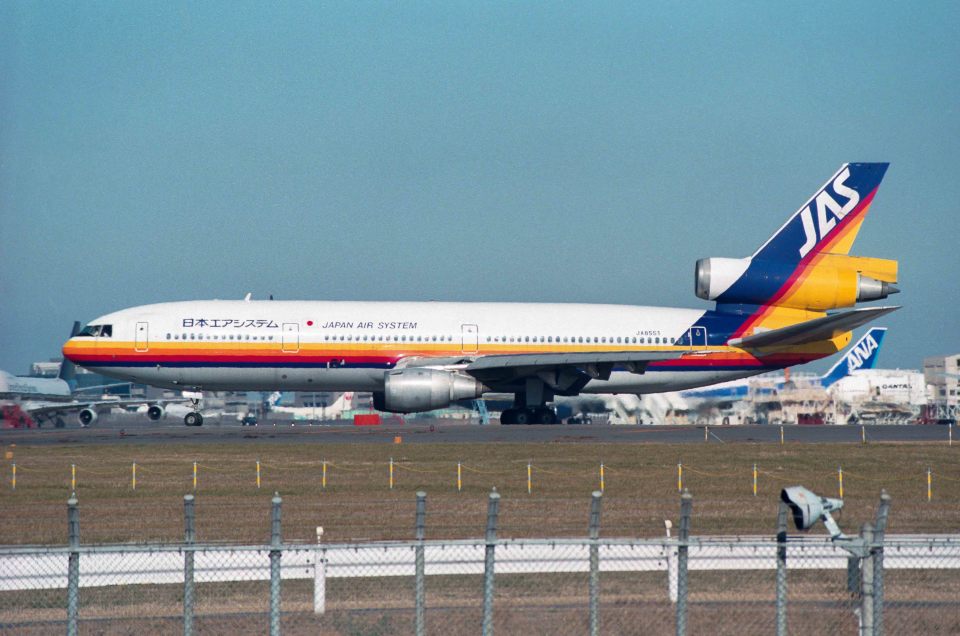 日本エアシステム McDonnell Douglas DC-10 JA8551 成田空港 航空