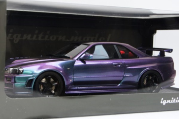 ニスモ R34 GT-R Zチューン ミッドナイトパープルIII