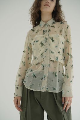 CLANE(クラネ)のFLOWER OPAL BISTIER SHIRTS通販 | 集英社HAPPY PLUS STORE
