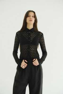 CLANE(クラネ)の3D FLOWER LACE SHIRT通販 | 集英社HAPPY PLUS STORE
