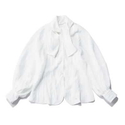 IENA(イエナ)の【洗える】＆NAVY 2wayボウタイブラウス通販