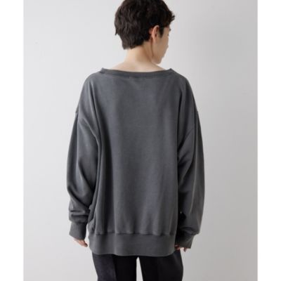 Whim Gazette(ウィム ガゼット)のピグメントロゴウラケプルオーバー