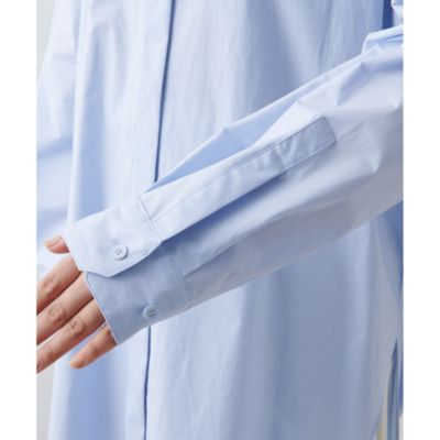 Whim Gazette(ウィム ガゼット)の【GEMINI】フリルベルトシャツ通販