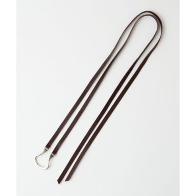 Whim Gazette(ウィム ガゼット)の【Hoaw.】バックルナローベルト通販