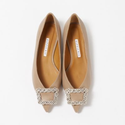 PIPPICHIC(ピッピシック)のVカットビジューパンプス通販 | 集英社HAPPY