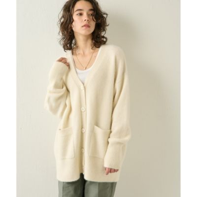 Whim Gazette(ウィム ガゼット)のフォックスウールロングカーディガン