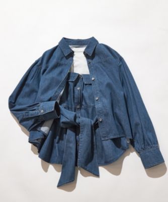 23区(ニジュウサンク)の【Oggi3月号掲載/洗える】ライトダンガリー