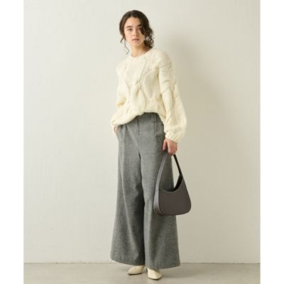 Whim Gazette(ウィム ガゼット)のハンドケーブルプルオーバー通販