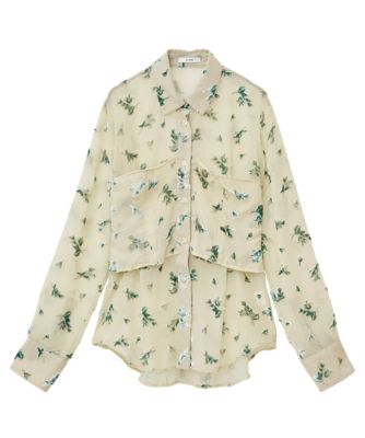CLANE(クラネ)のFLOWER OPAL BISTIER SHIRTS通販 | 集英社HAPPY PLUS STORE
