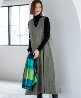 23区 S(ニジュウサンク エス)のラメミックスツイード Vネック