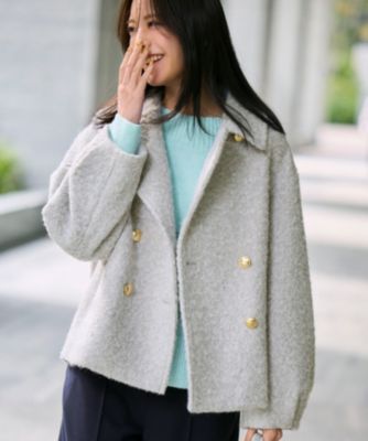 ANY SIS(エニィスィス)の【2WAY】ブークレーシャギーラメ アウター通販