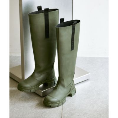 Whim Gazette(ウィム ガゼット)の【GANNI】ラバーロングブーツ通販