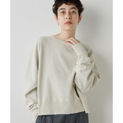 Whim Gazette(ウィム ガゼット)のヴィンテージ加工裏毛プルオーバー