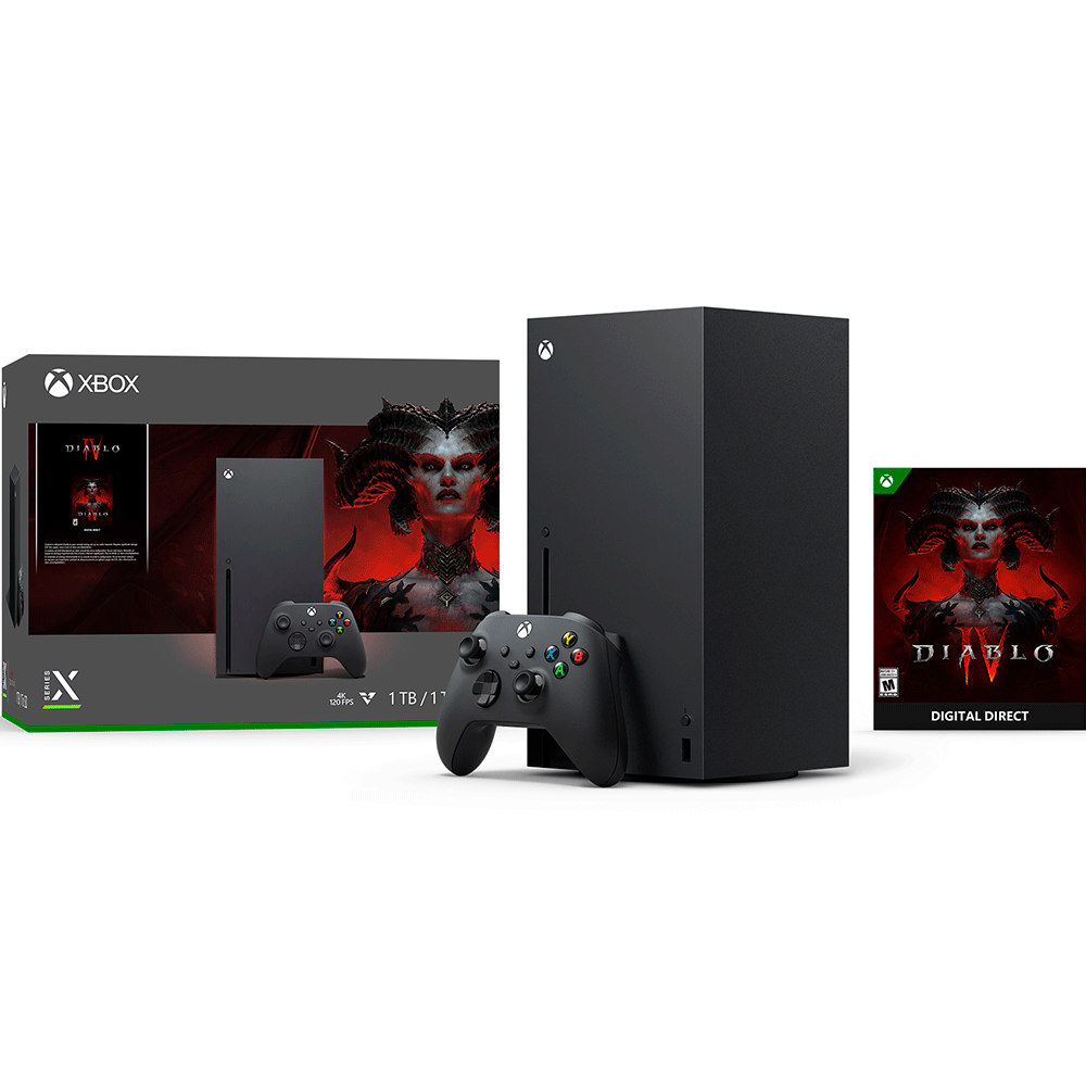 Console Xbox Series X Microsoft Bundle Diablo IV - RRT-00033 - 1TB