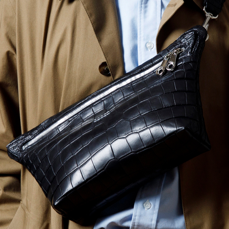 HMAEN】ボディバッグ Kermit 2nd クロコモデル | 藤巻百貨店