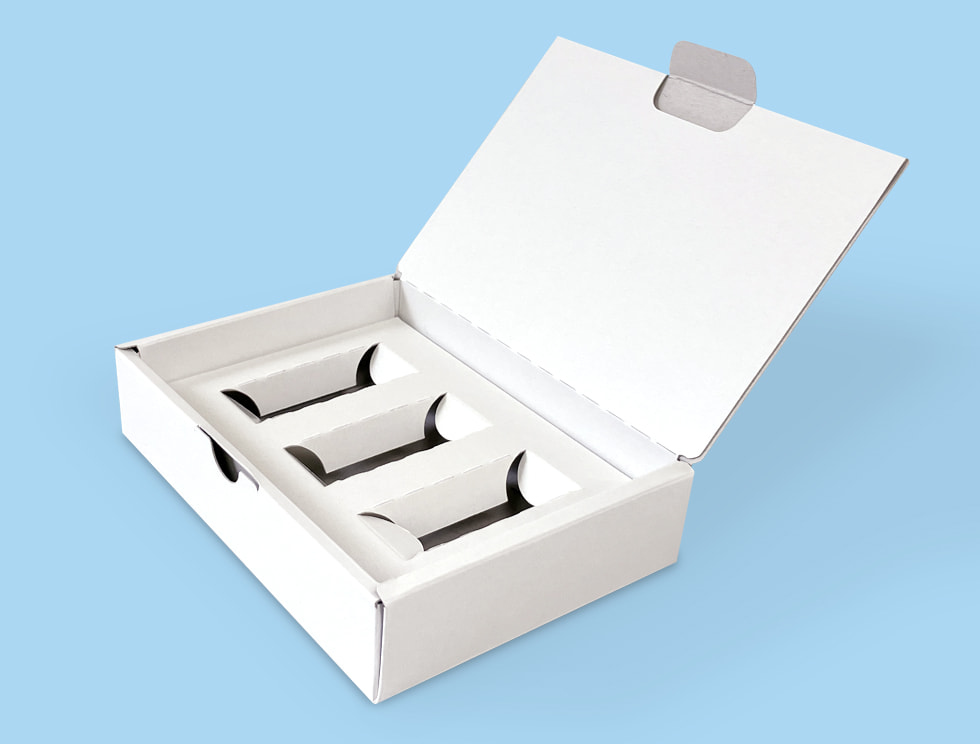 トライアルセットにも！ 高級感のある、フタ身一体のギフトボックス