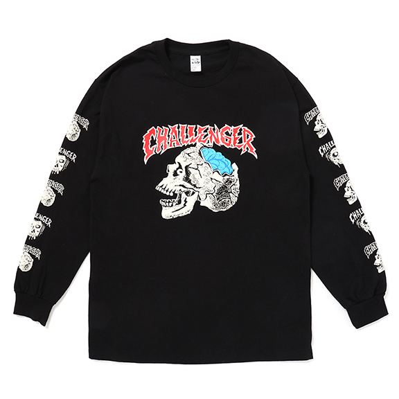 CHALLENGER [チャレンジャー] ZOMBIE SKULL L/S TEE ゾンビスカル