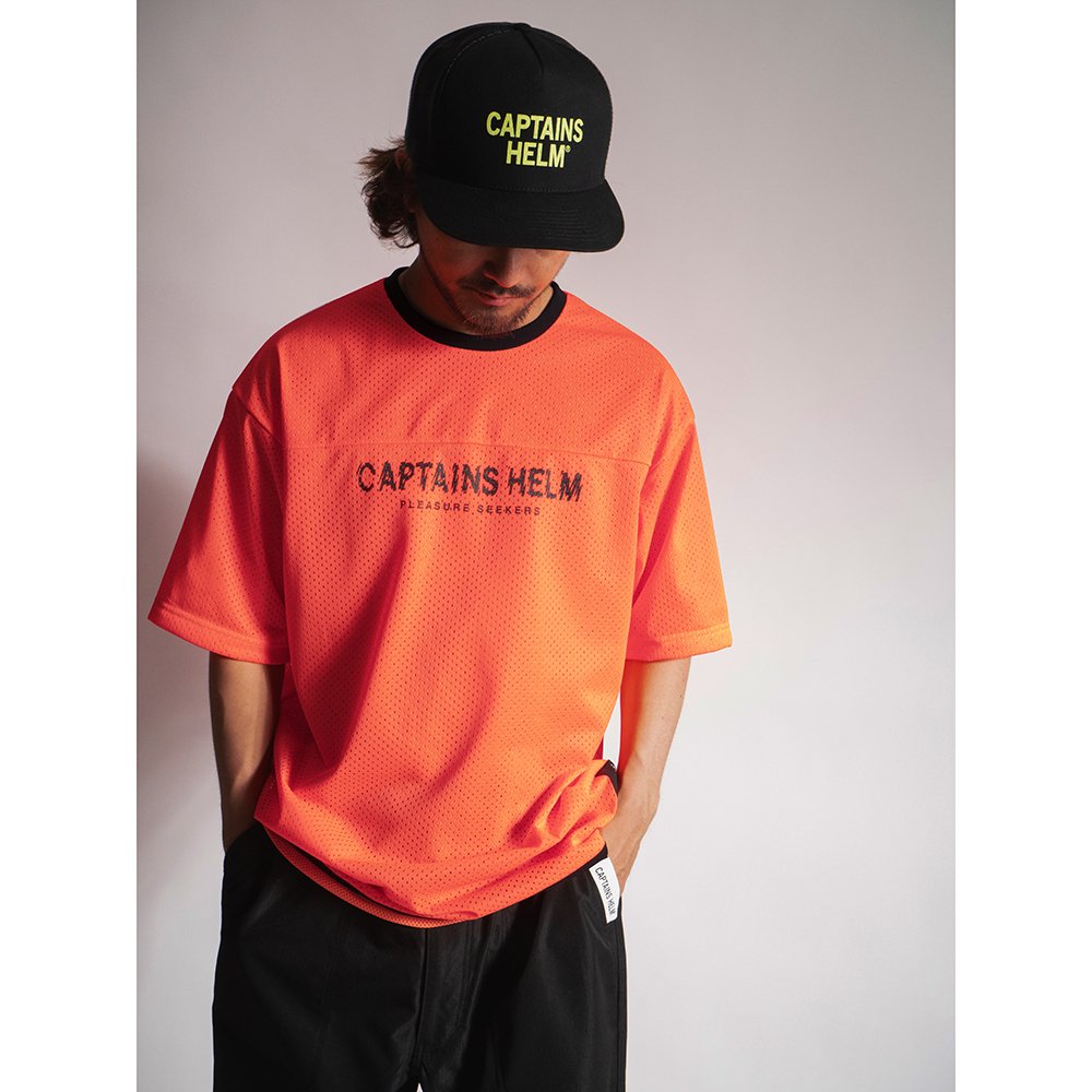 Captains Helm [キャプテンヘルム] TM LOGO MESH CAP (BLACK/WHITE
