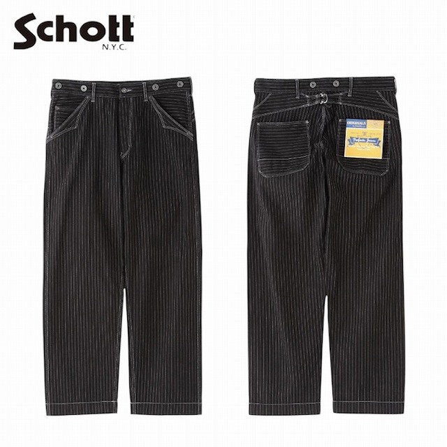 Schott [ショット] OLD HICKORY DENIM PANTS (BLACK) オールド