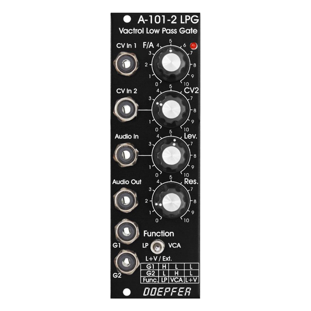 A-101-2V Vactrol Low Pass Gate - A-100 Eurorack Modular