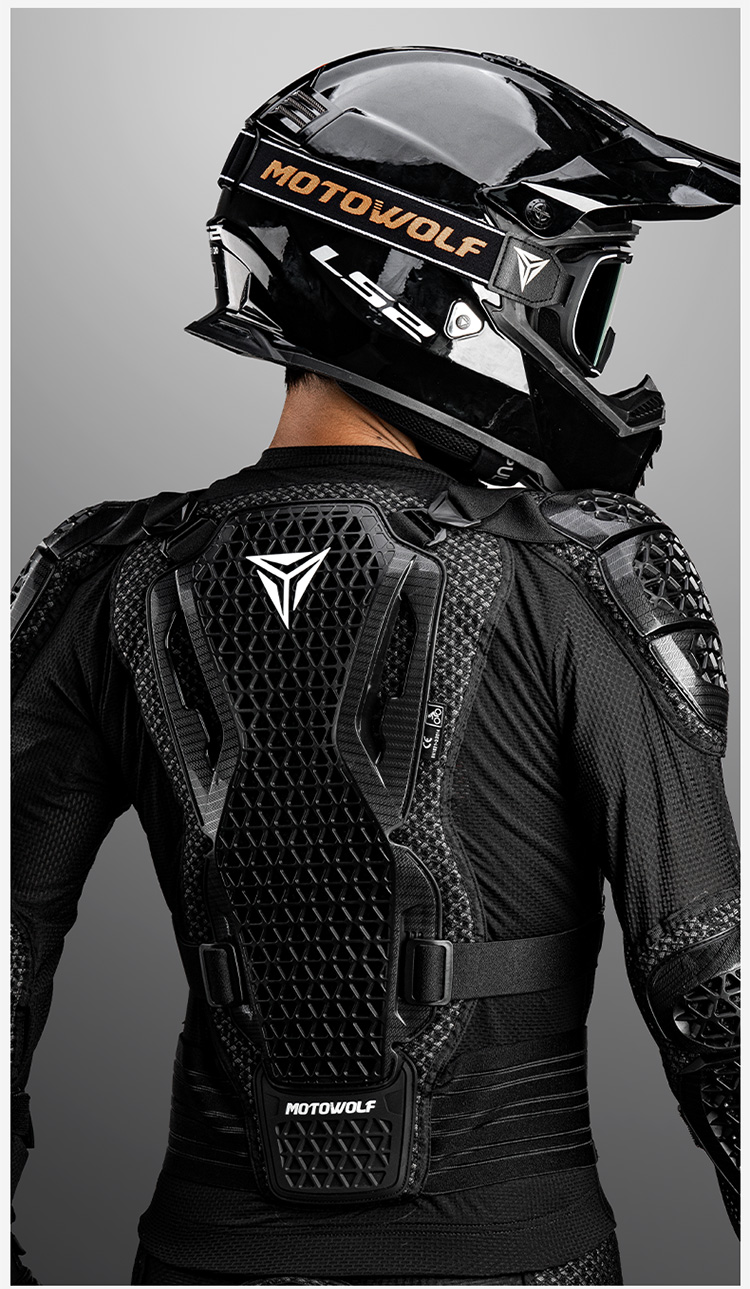 バイク ウェア モトウルフ 高機能プロテクター装備バイク用防具 オール