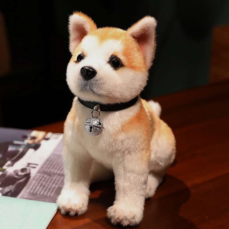 おすわり柴犬 ぬいぐるみ 鈴付きモデル 柴犬 ぬいぐるみ|犬 ぬいぐるみ