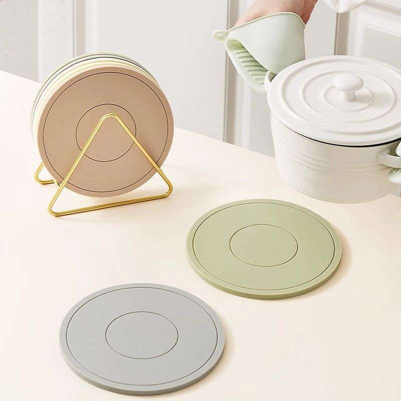 シリカゲル製・円形ランチョンマット 収納|ランチョンマット専門通販