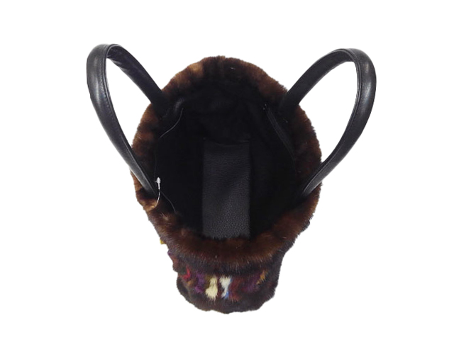 ダークブラウンミンクバッグ | (有)大木毛皮店