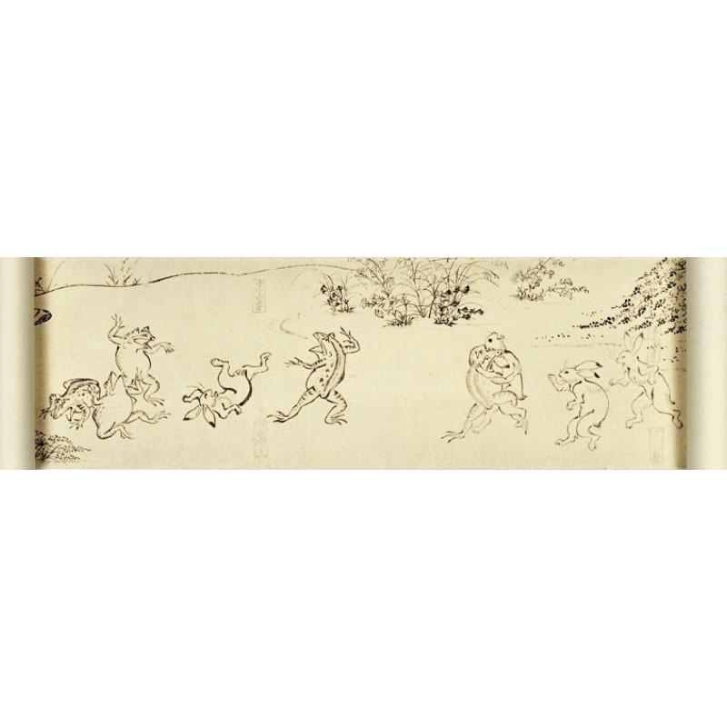 国宝鳥獣戯画巻 第一巻〜第四巻 (高山寺蔵)複製 便利堂 国宝鳥獣戯画巻