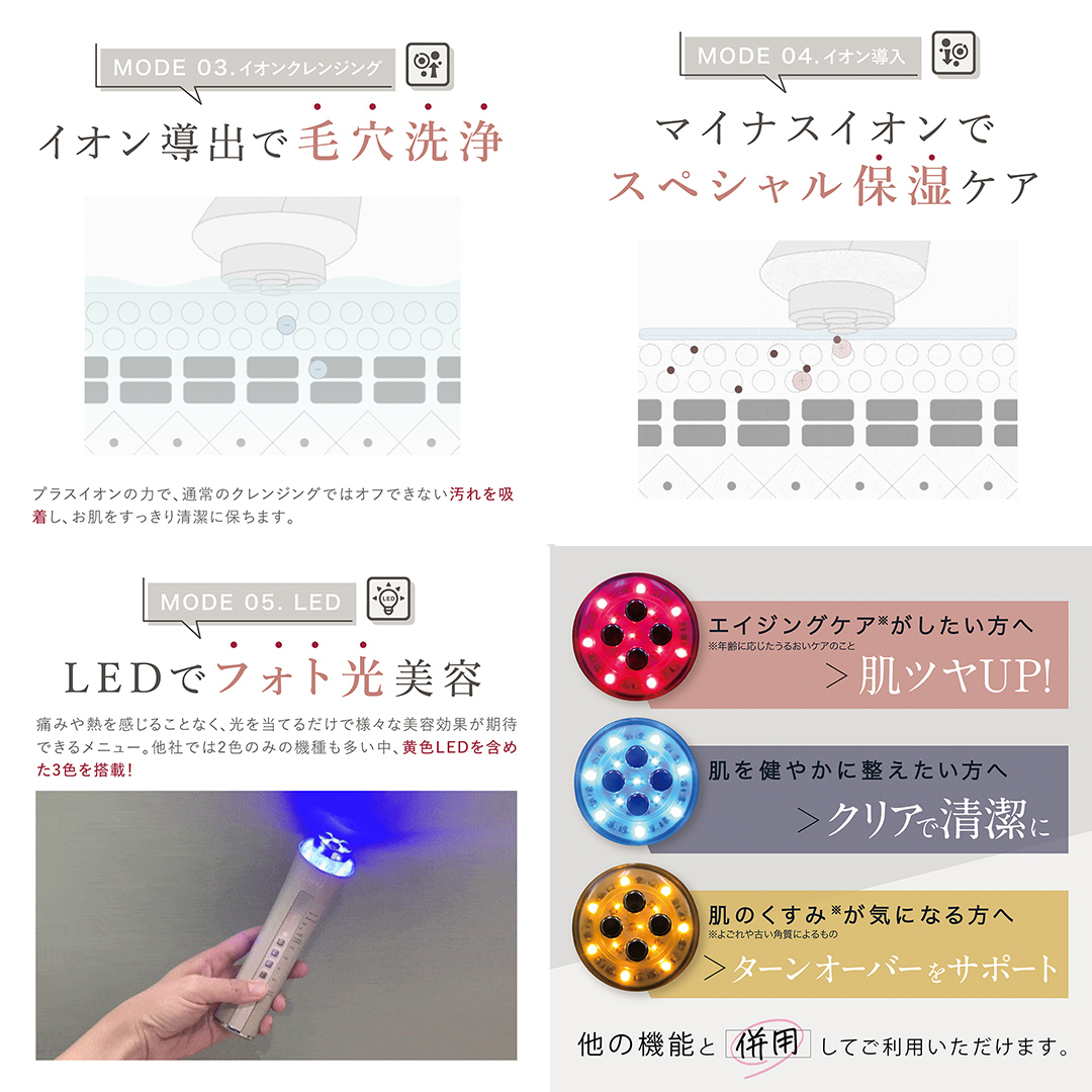 LINKA マルチフェイシャルトリートメント（複合美顔器） リンカ 美顔器