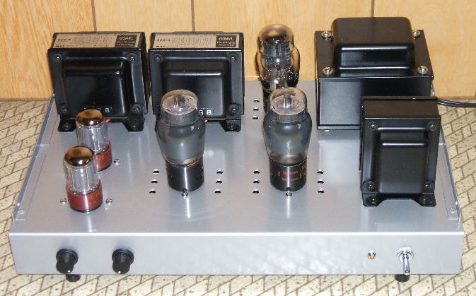 6V6シングルアンプ製作例（フロービス）
