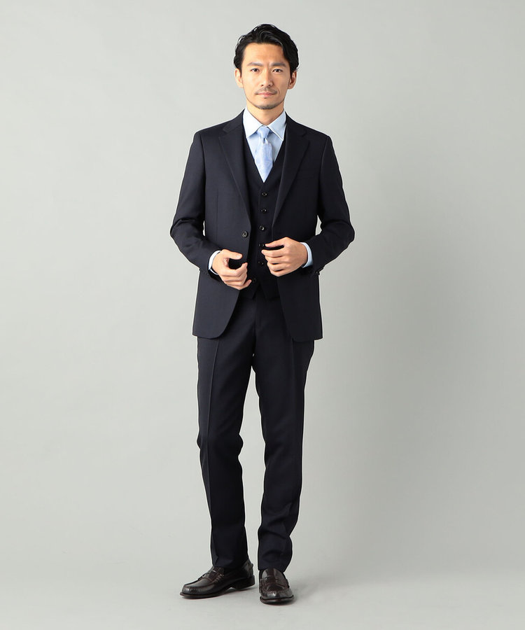 ウールトロピカル プレーンカラー スーツ（07-01SG01-204