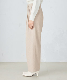 フラノ調ジャージー ワイドパンツ（12-52PI11-204）｜コムサイズム