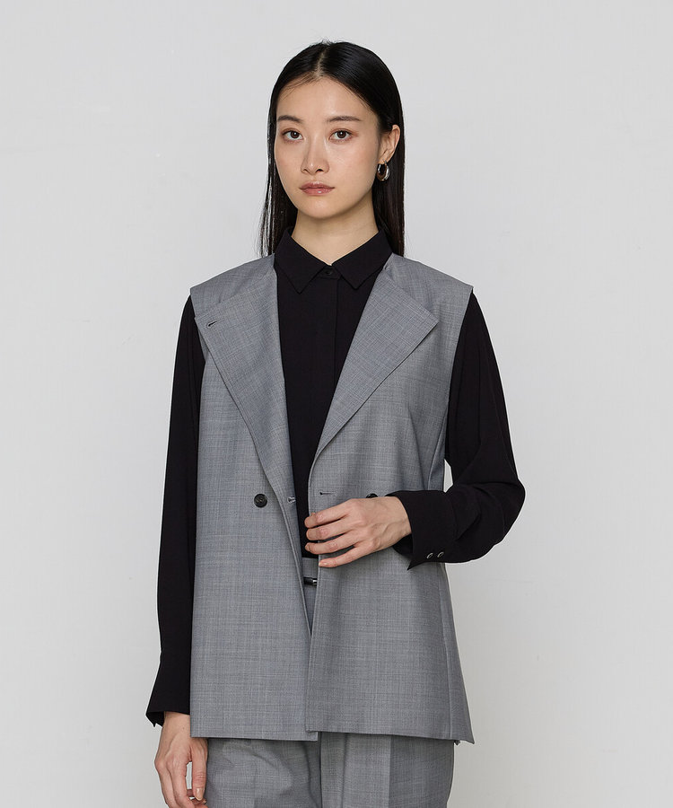 セットアップ対応】ブライトリートロ ジレ（15-80VK05-205）｜コムサ