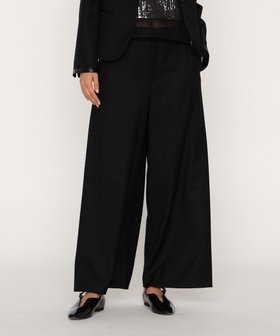 ウールギャバジン サイドタックワイドパンツ（18-05PM02-205